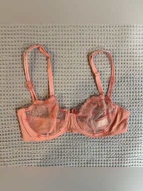 Simone Perele Wish Sheer Underwire Plunge Bra 34C